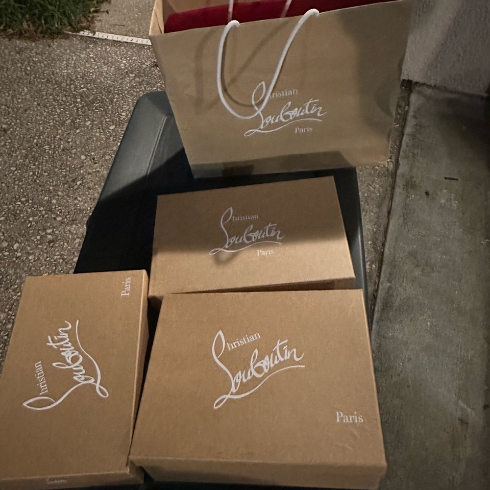 Empty Louboutin Boxes